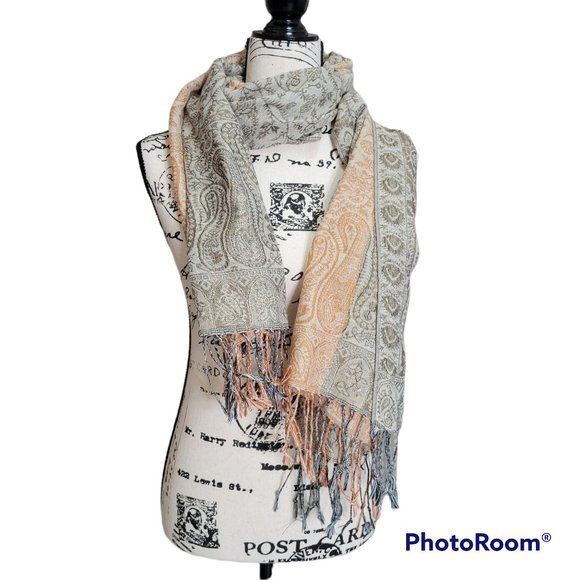 pashmina Accessories - Pashmina Tapestry Silk Blend Scarf